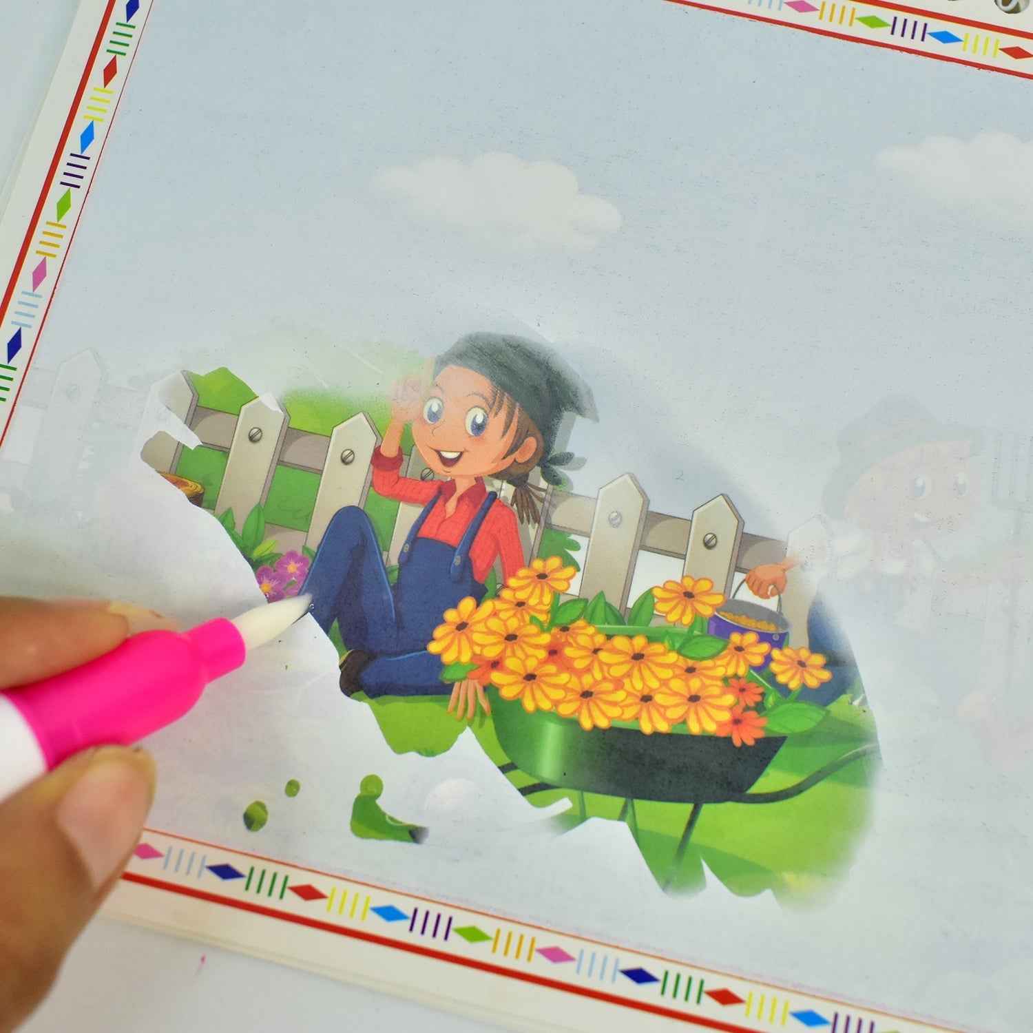 Magic Water Drawing Book – Reusable Mess-Free Kids Activity Set