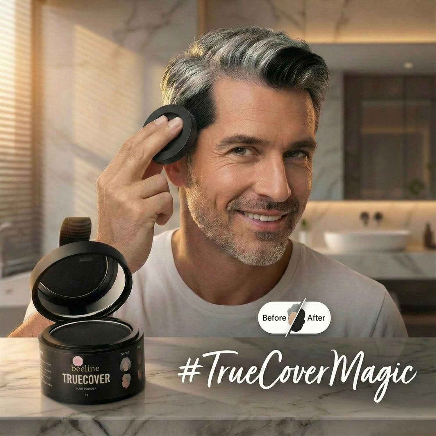 Hairline Color Powder – Instant Grey Hair Coverage, Root Touch-Up