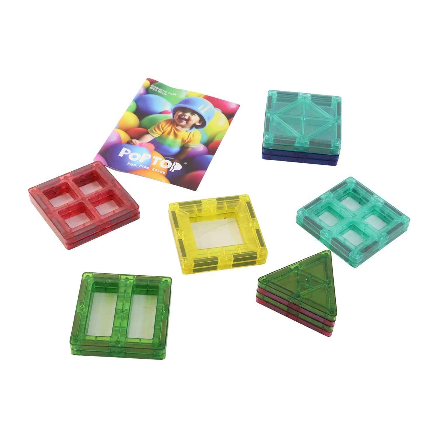 Magnetic Building Tiles – Creative 16-Piece STEM Toy Set