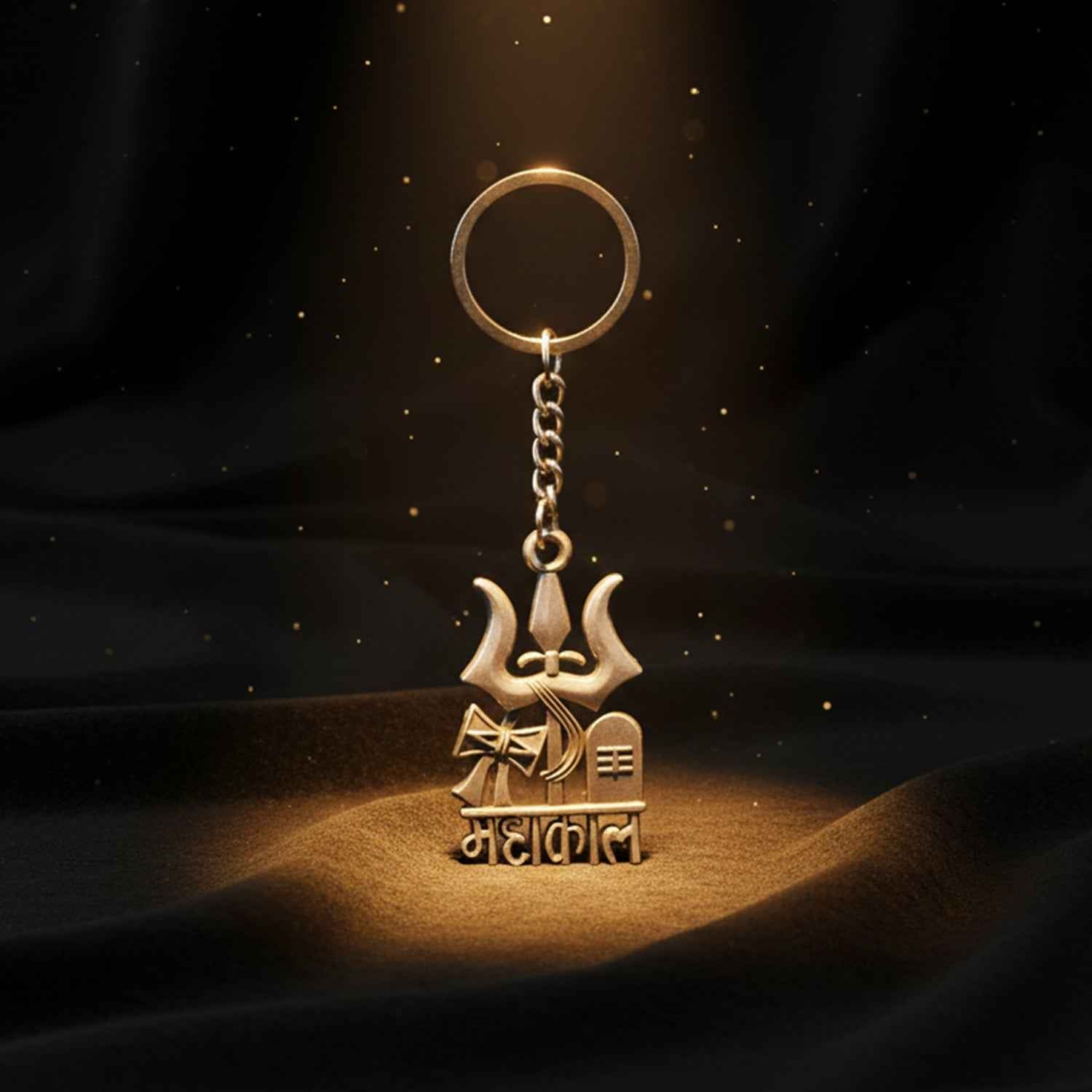 Mahakal Keychain – Durable Metal Devotional Accessory