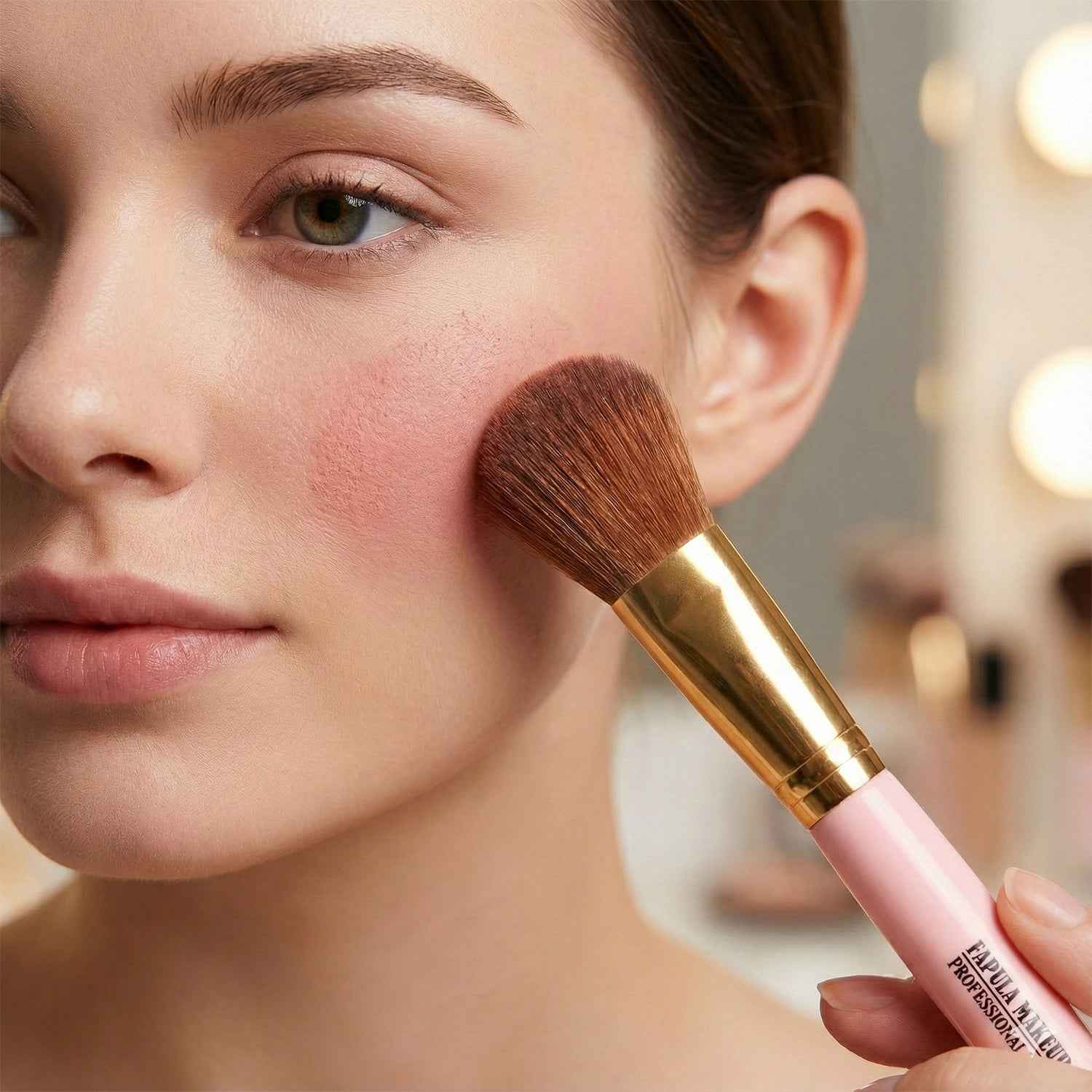 Professional Makeup Brush Set 9-in-1 – Complete Face & Eye Kit