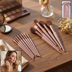 Professional Makeup Brush Set Ð Complete 13-Piece Collection with Pouch