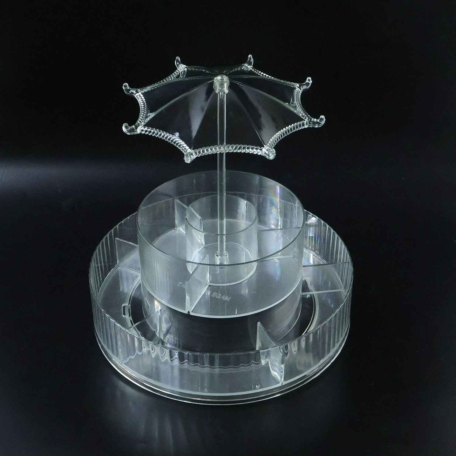 Rotating Makeup Organizer Stand – 360° Multi-Layer Vanity Storage