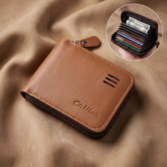 Zip-Around Cardholder Wallet – Secure Compact Design for Men & Women