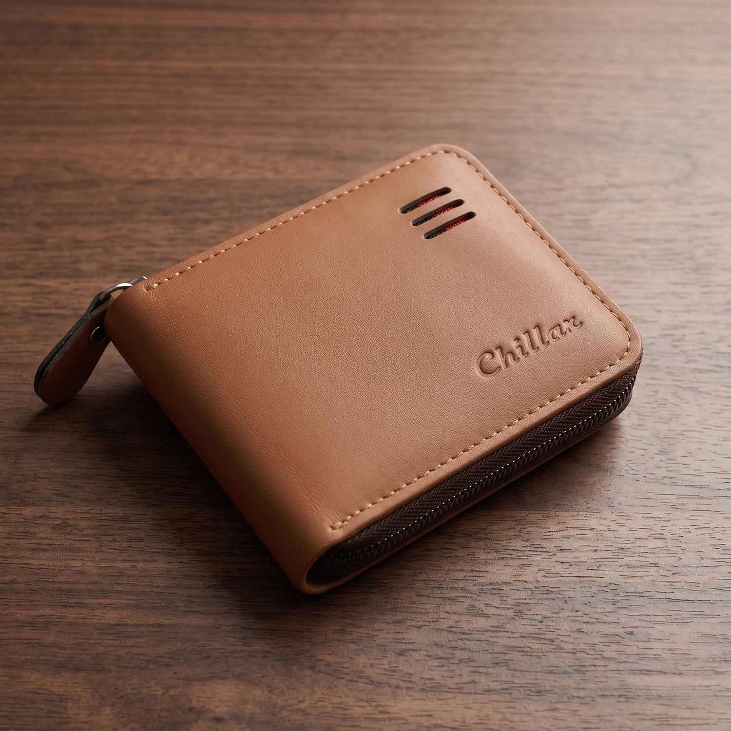 Zip-Around Card Holder Wallet – Compact High-Capacity Organizer