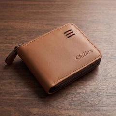 Zip-Around Card Holder Wallet – Compact High-Capacity Organizer
