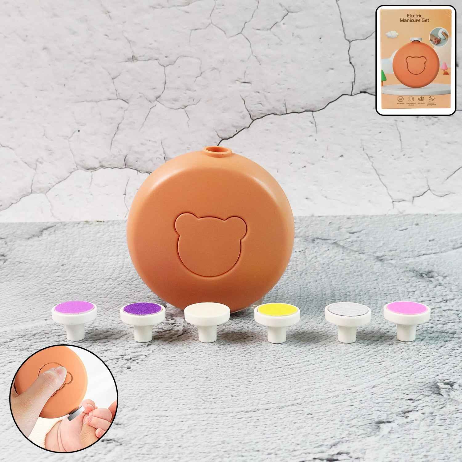Baby Nail Trimmer – Gentle Electric Manicure Kit for Newborns