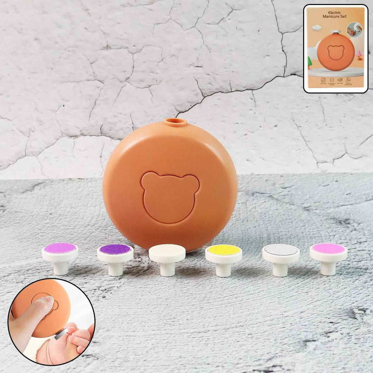Baby Nail Trimmer – Gentle Electric Manicure Kit for Newborns