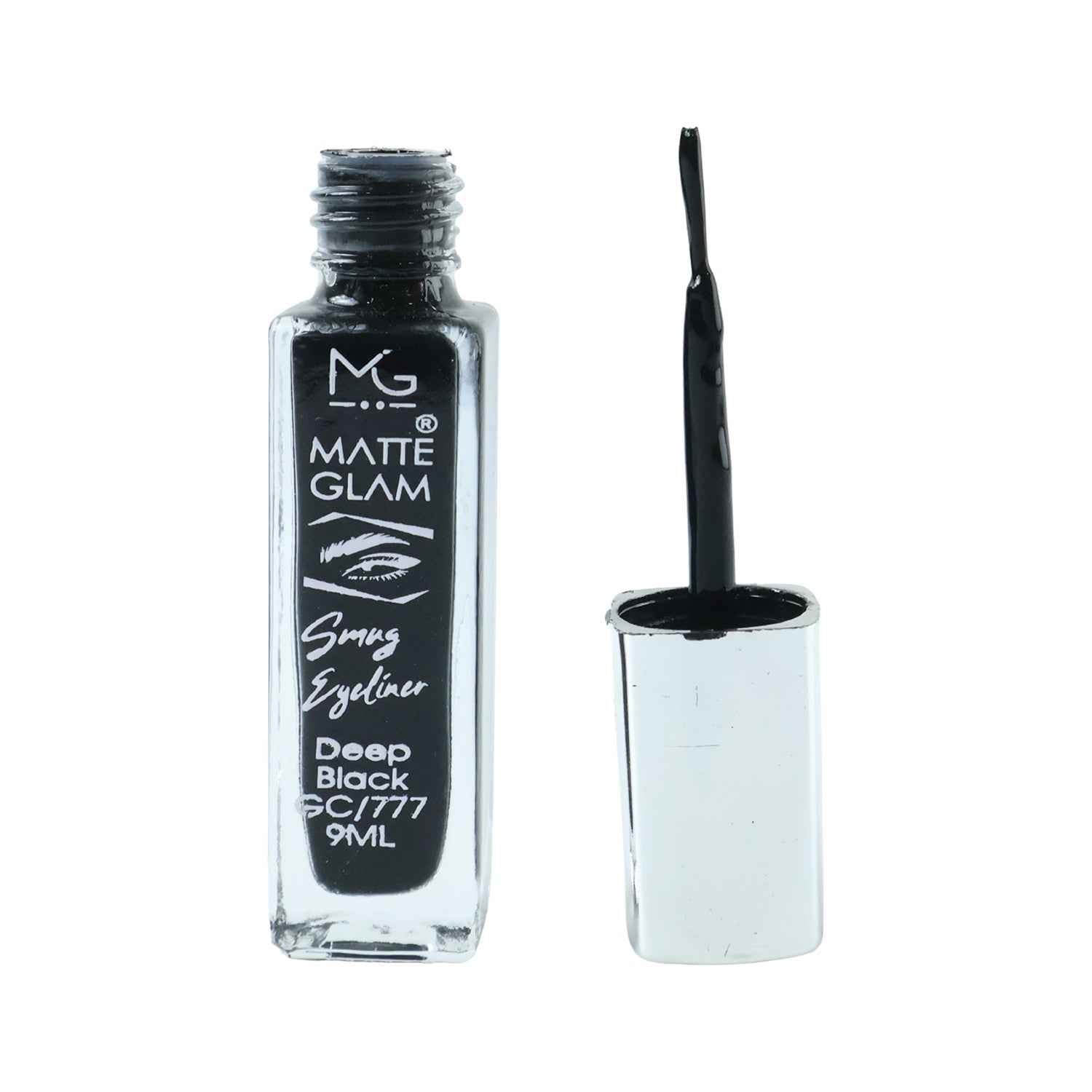 Deep Black Matte Eyeliner – Smudge Proof, Long Lasting