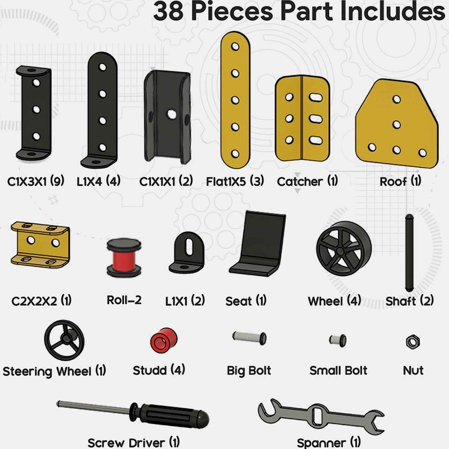 Mecha Racer STEM Kit – 5-in-1 DIY Construction for Kids 8+