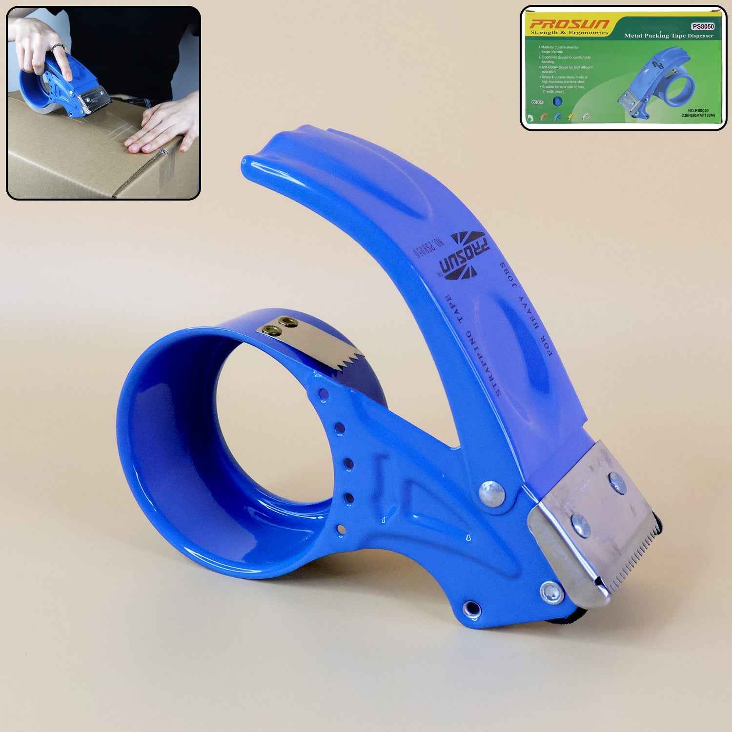 Metal Packing Tape Dispenser – Durable & Ergonomic | VoltDesk