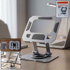 Foldable Metal Phone & Tablet Stand Ð Adjustable & Portable Desktop Support