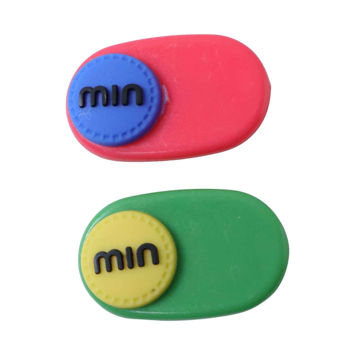 Decorative Hair Clip Set – 4-Piece Text Accent Styling