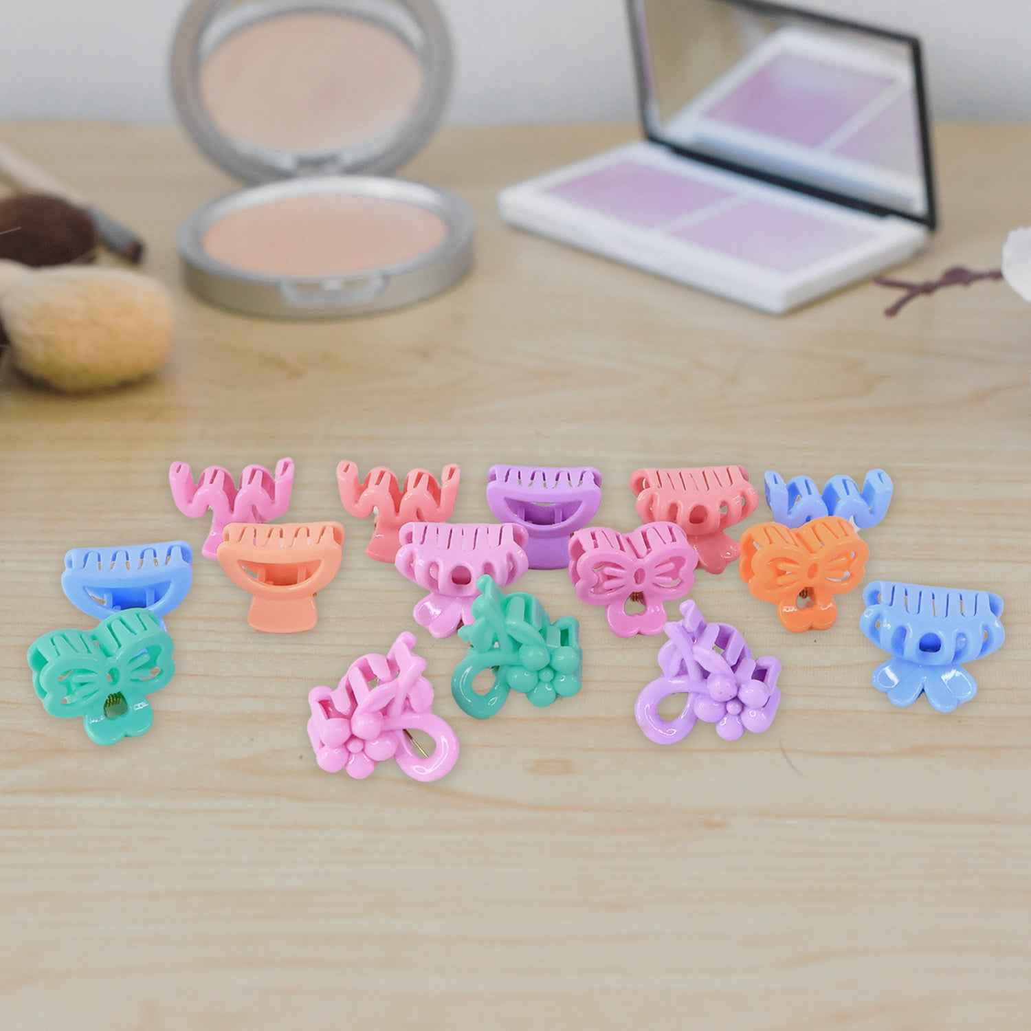 Hair Clips for Girls – Colorful Mini 3-Piece Set | Calm & Curl