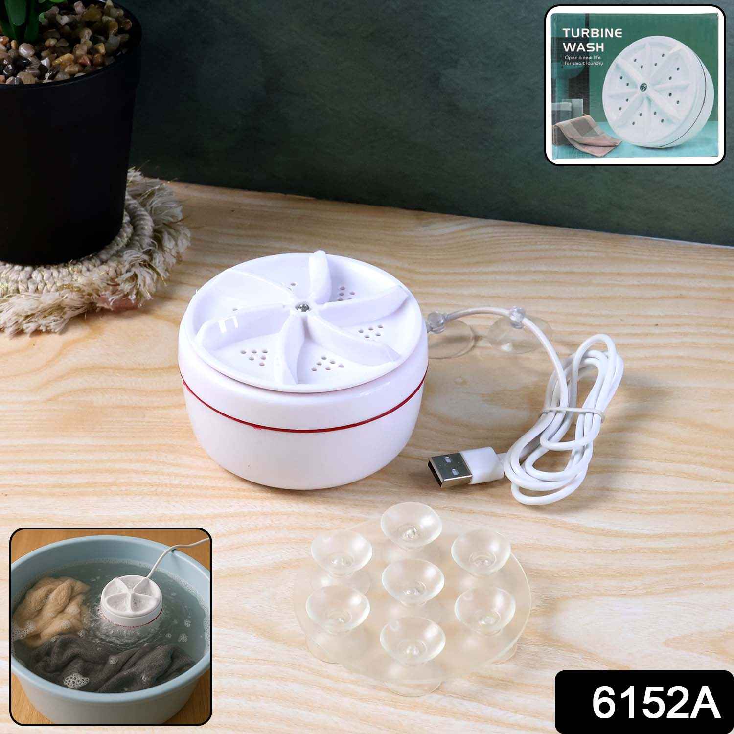 Mini Washing Machine – Portable USB Washer | Trekola