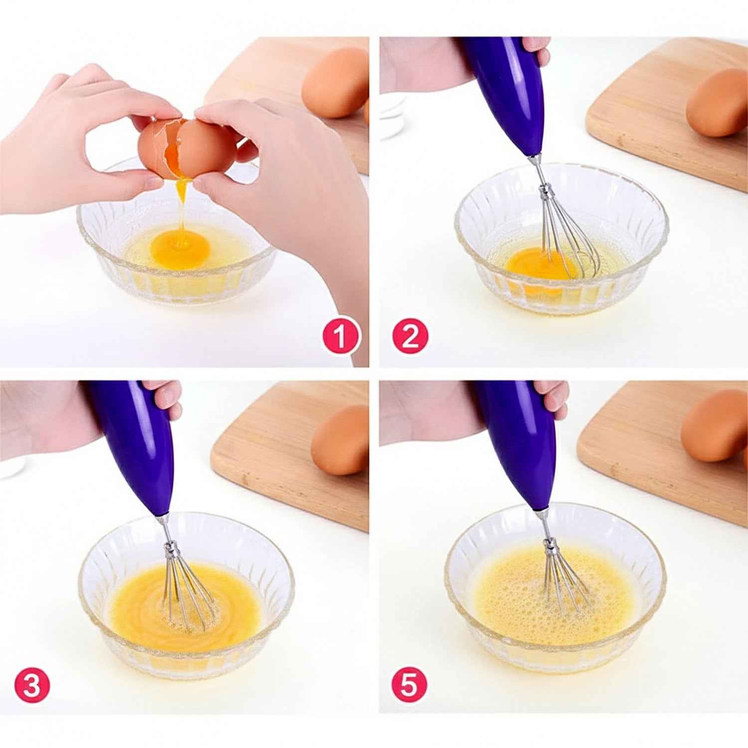 Handheld Milk Frother – Quick & Easy Beverage Mixing