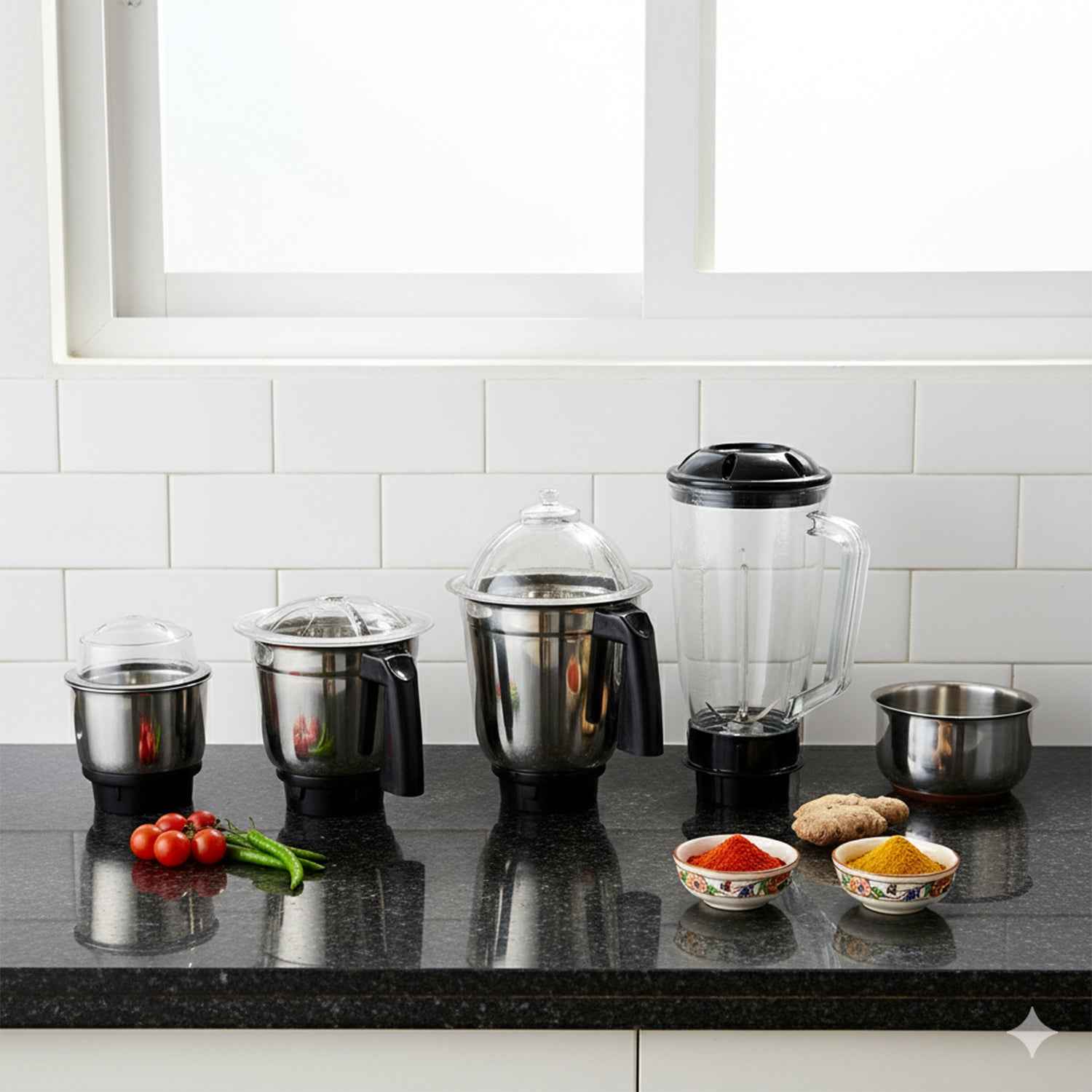 1 HP Heavy Duty Mixer Grinder – Powerful Grinding with 4 Jars