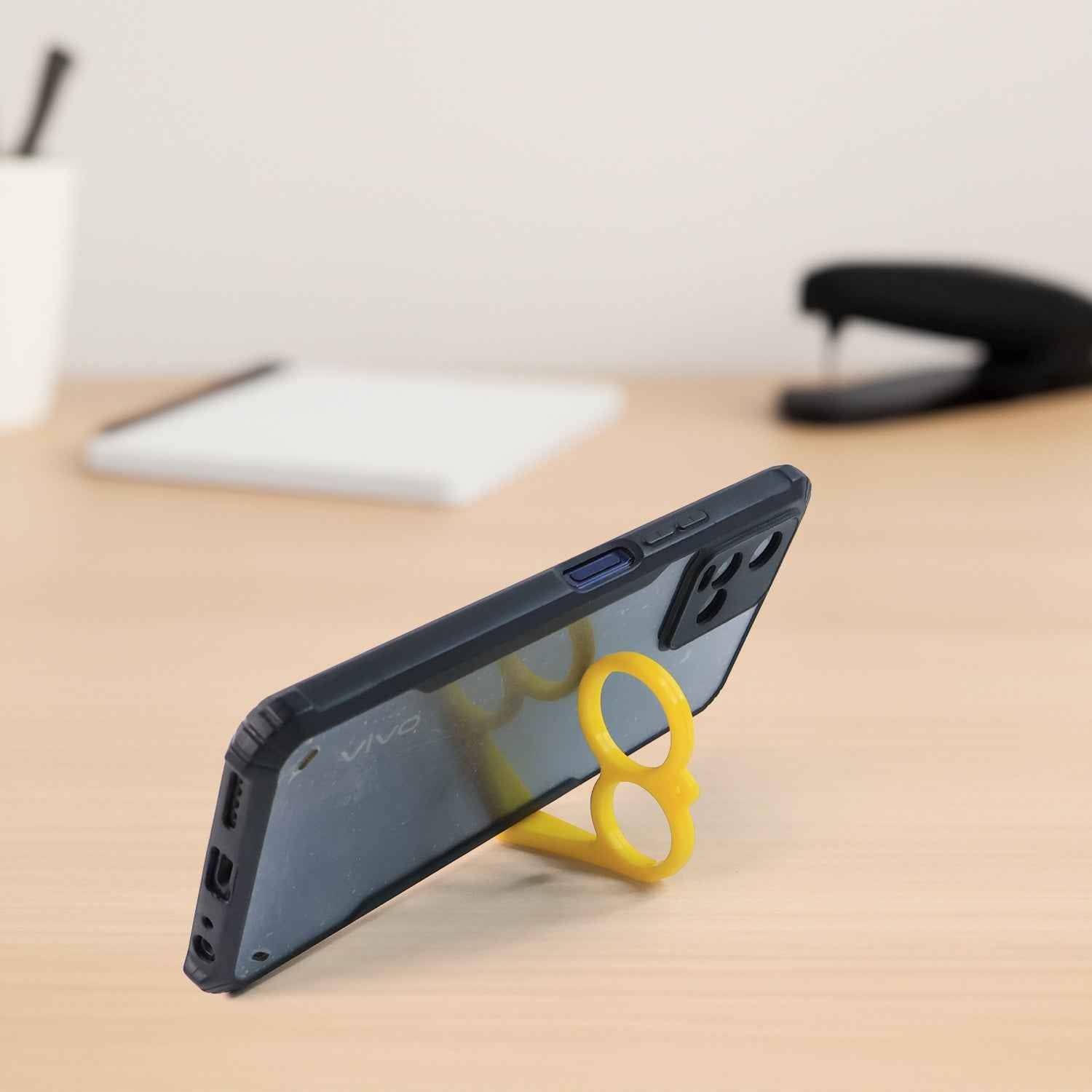 Hand Mobile Stand – Compact Plastic Phone Holder in Mix Colors
