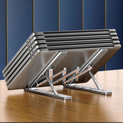 Adjustable Foldable Aluminium Laptop Stand – Ergonomic & Portable