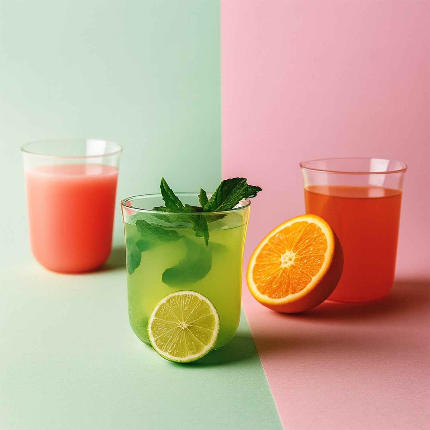 Mojito Glass Set – Durable 300ml Reusable Plastic Glasses Set of 6