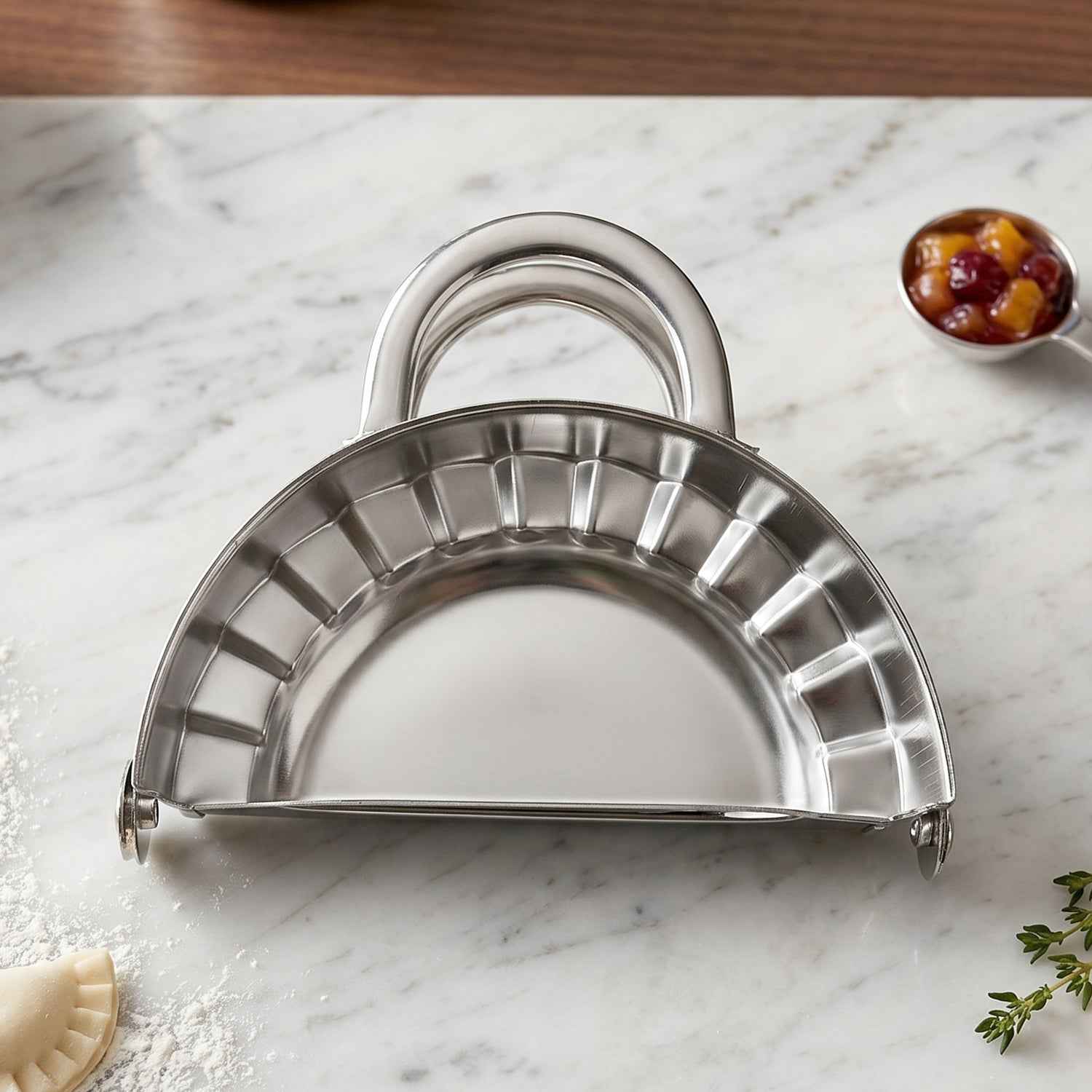 Stainless Steel Dumpling & Gujiya Maker Ð Durable & Easy to Use