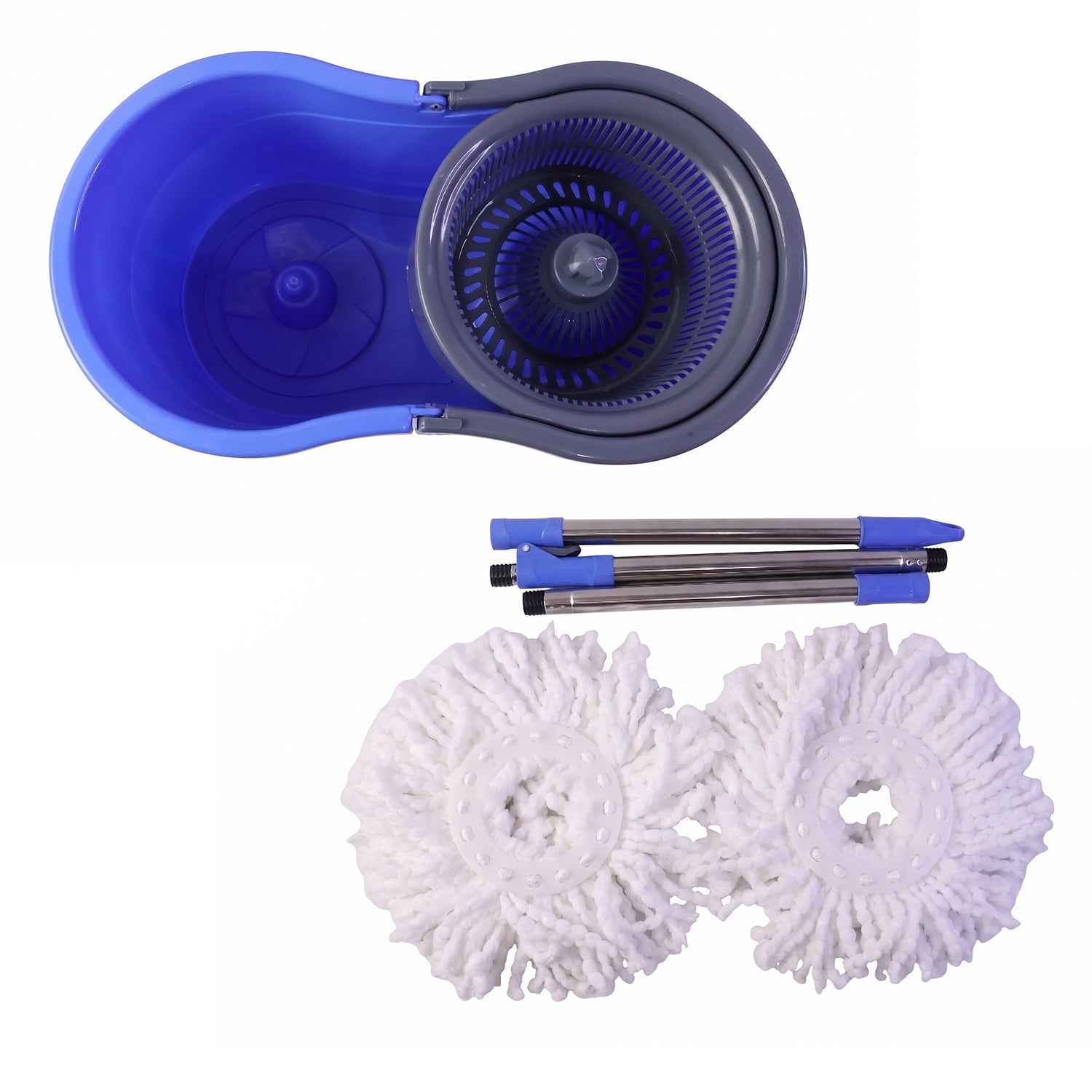 360¡ Rotating Turbo Spin Mop Ð Effortless Floor Cleaning with Long Handle