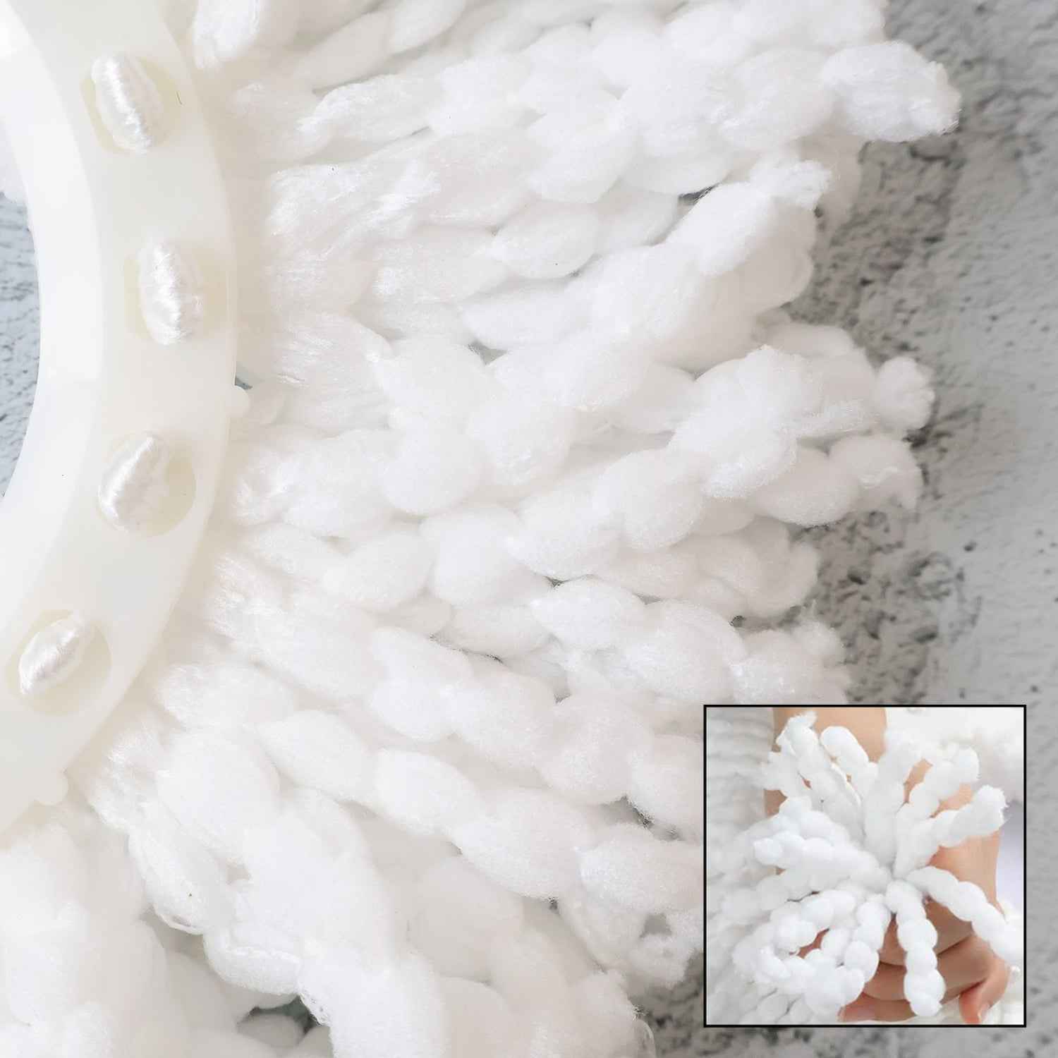 Microfiber Spin Mop Refill Head – 360° Rotating 5 Pack for Efficient Cleaning