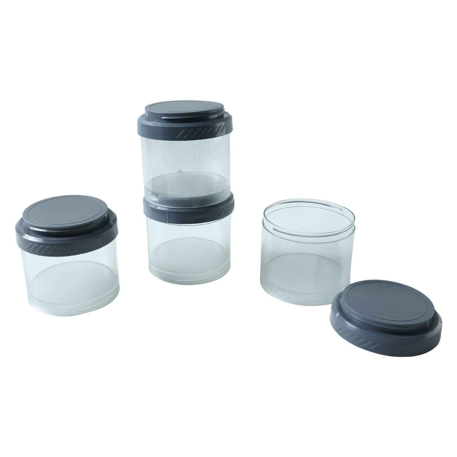 Stackable Storage Container Set Ð Space Saving & Modular Design