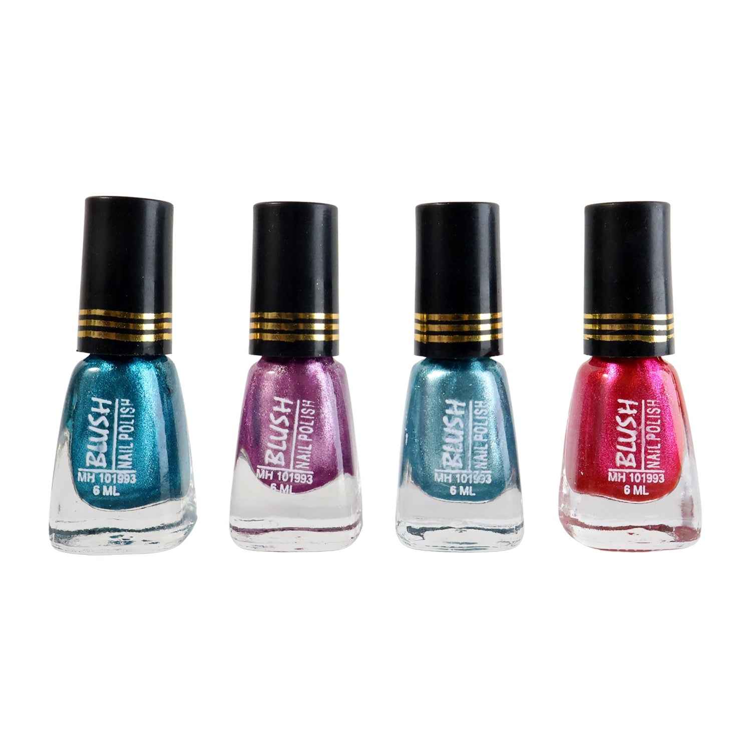 Metallic Mini Nail Polish – 6 ML Quick-Dry Glitter Finish