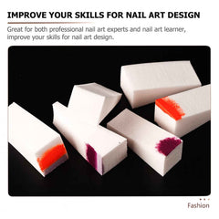 Nail Buffer Blocks – 10 Pcs Professional Nail Polishing Sponge Set