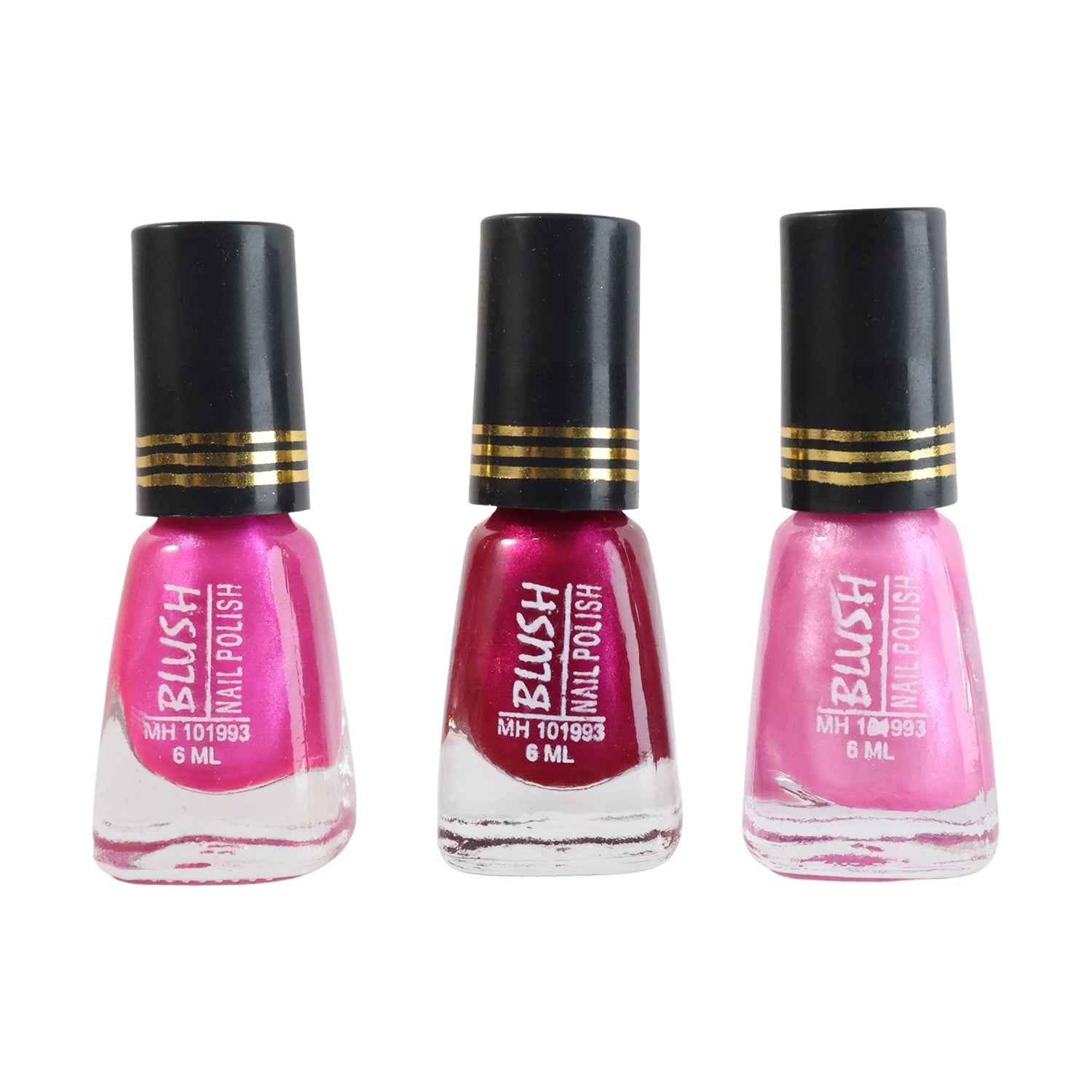 Dark Mini Nail Polish – Glitter Finish Quick-Dry 6 ML
