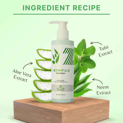 Neem & Tulsi Face Wash – Gentle Purifying Cleanser 250ml
