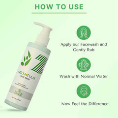 Neem & Tulsi Face Wash – Gentle Purifying Cleanser 250ml