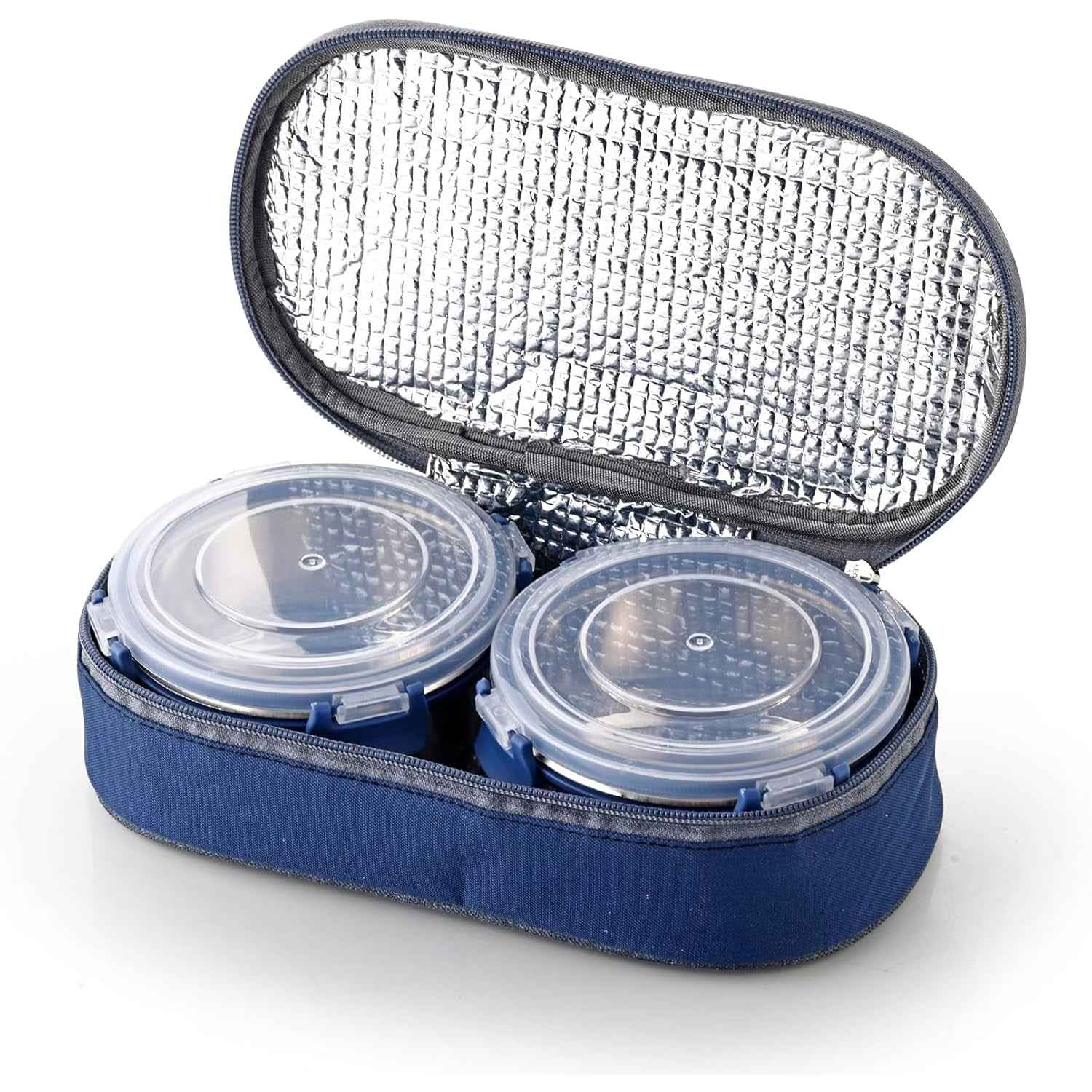 Lunch Box Set Ð Airtight Stainless Steel Containers with Insulated Bag