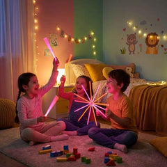 Glow Chakdol Toy Set – 13 Neon Glow Sticks for Kids' Fun