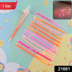 Glow Chakdol Toy Set – 13 Neon Glow Sticks for Kids' Fun