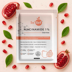 Niacinamide 1% Hydrating Facial Sheet Mask – Soothes & Calms Skin