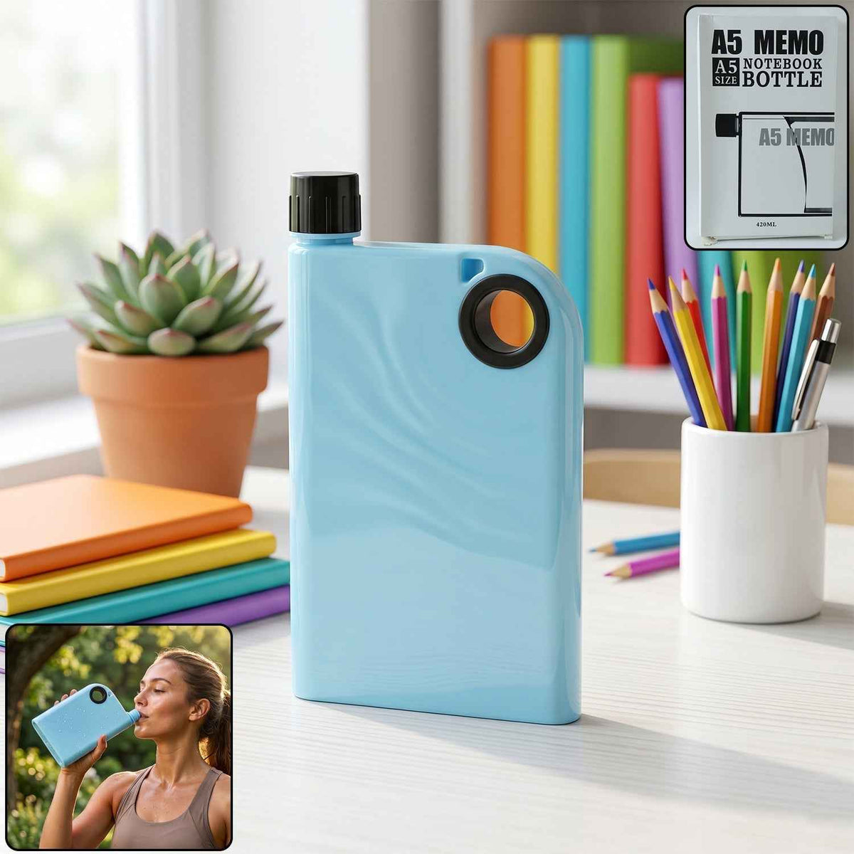 Water Bottle – Slim, Portable & Leak-Resistant for Daily Use