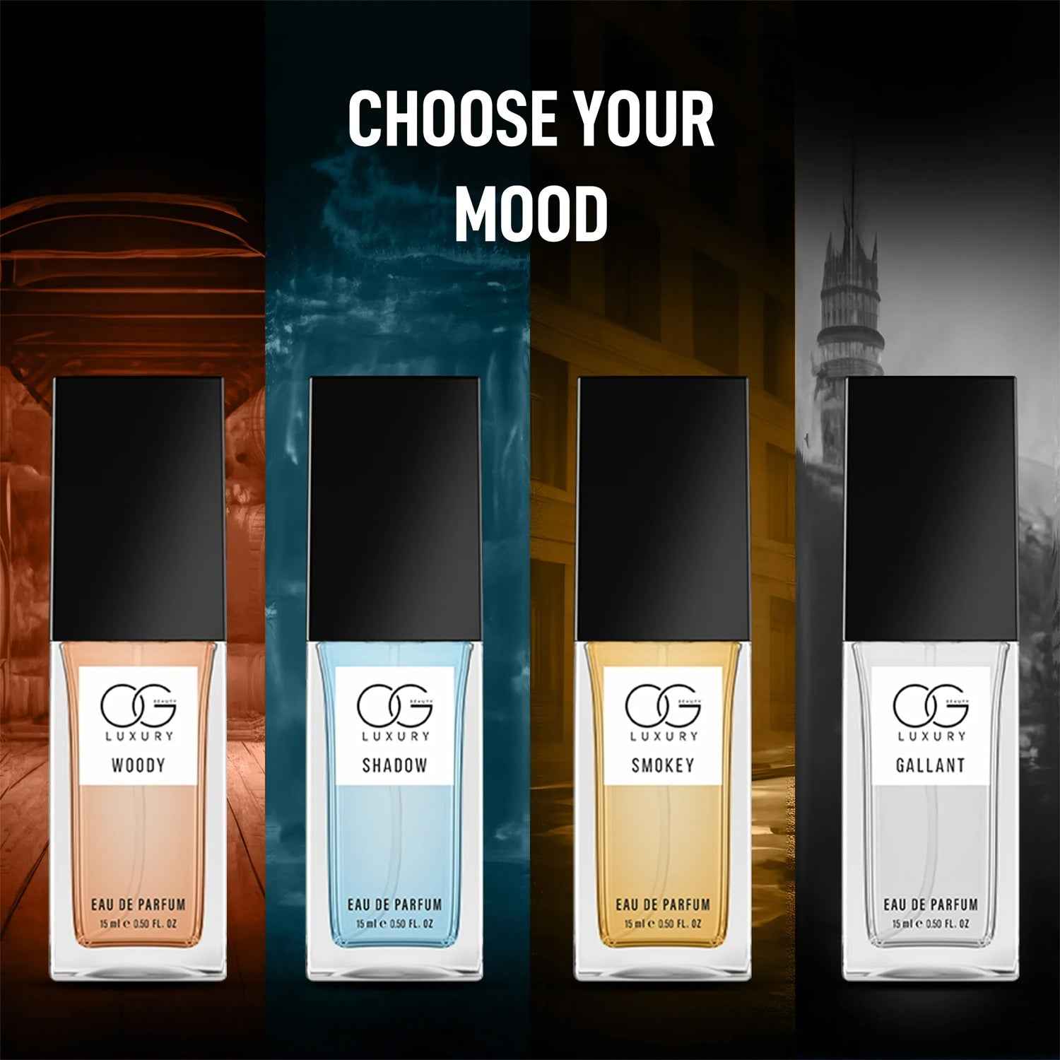 Luxury Perfume Gift Set – 4 Premium Eau De Parfum Scents