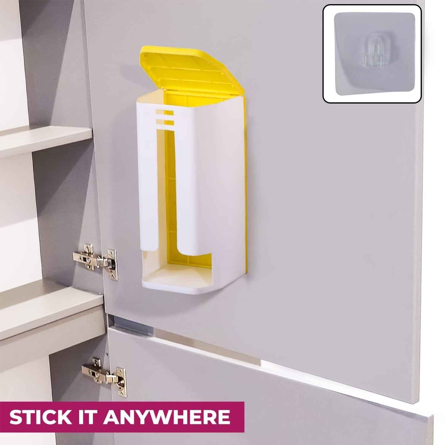 Wall-Mounted Bag Dispenser – Kitchen Plastic Bag Organizer Box