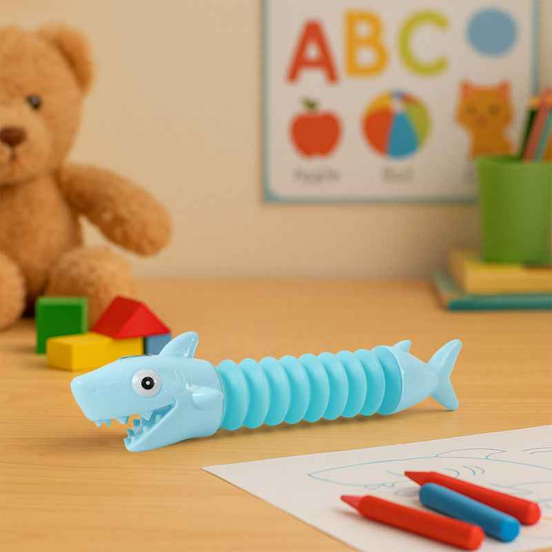 Shark Shape Magic Spring Toy – Fun Stretchable Fidget for Kids