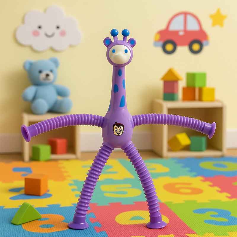 Giraffe Shape Magic Spring Toy – Flexible & Bendable Fun