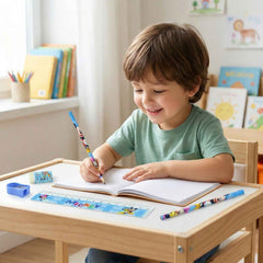 Kids Stationery Kit – 5 in 1 Cartoon Style Carry Bag