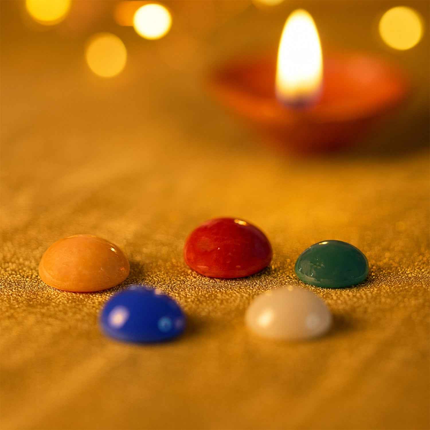 Panch Ratna Stone Set – Auspicious 5 Gemstones for Pooja