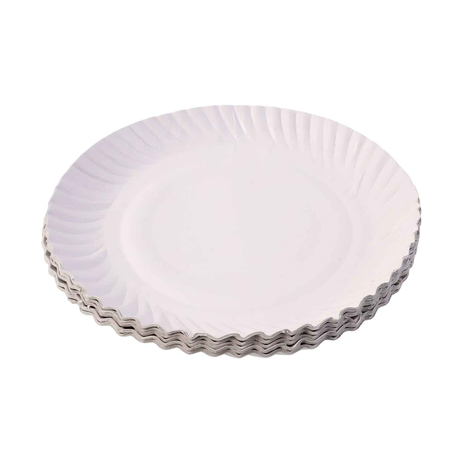 Compostable Paper Plates – 9 Inch, Leak-Resistant & Eco-Friendly