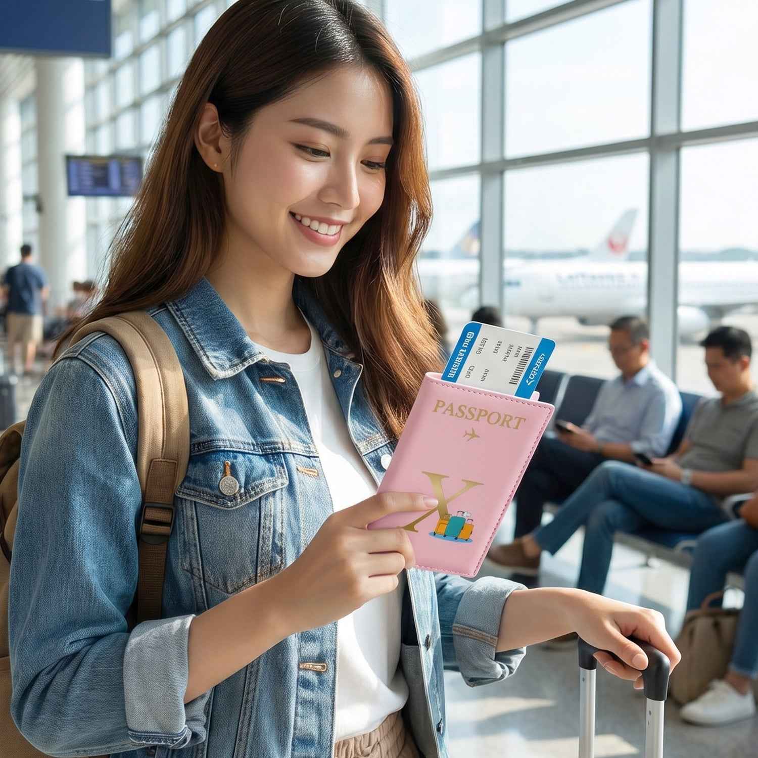 Travel Passport Holder Wallet Ð Stylish Mix Design & Compact