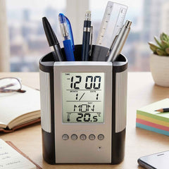 Digital Calendar Desk Clock Ð Time, Date, Temperature Display