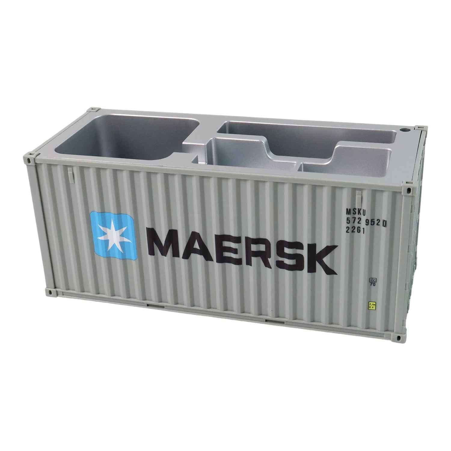 Container-Style Desk Organizer – Durable Multi-Compartment Storage Box