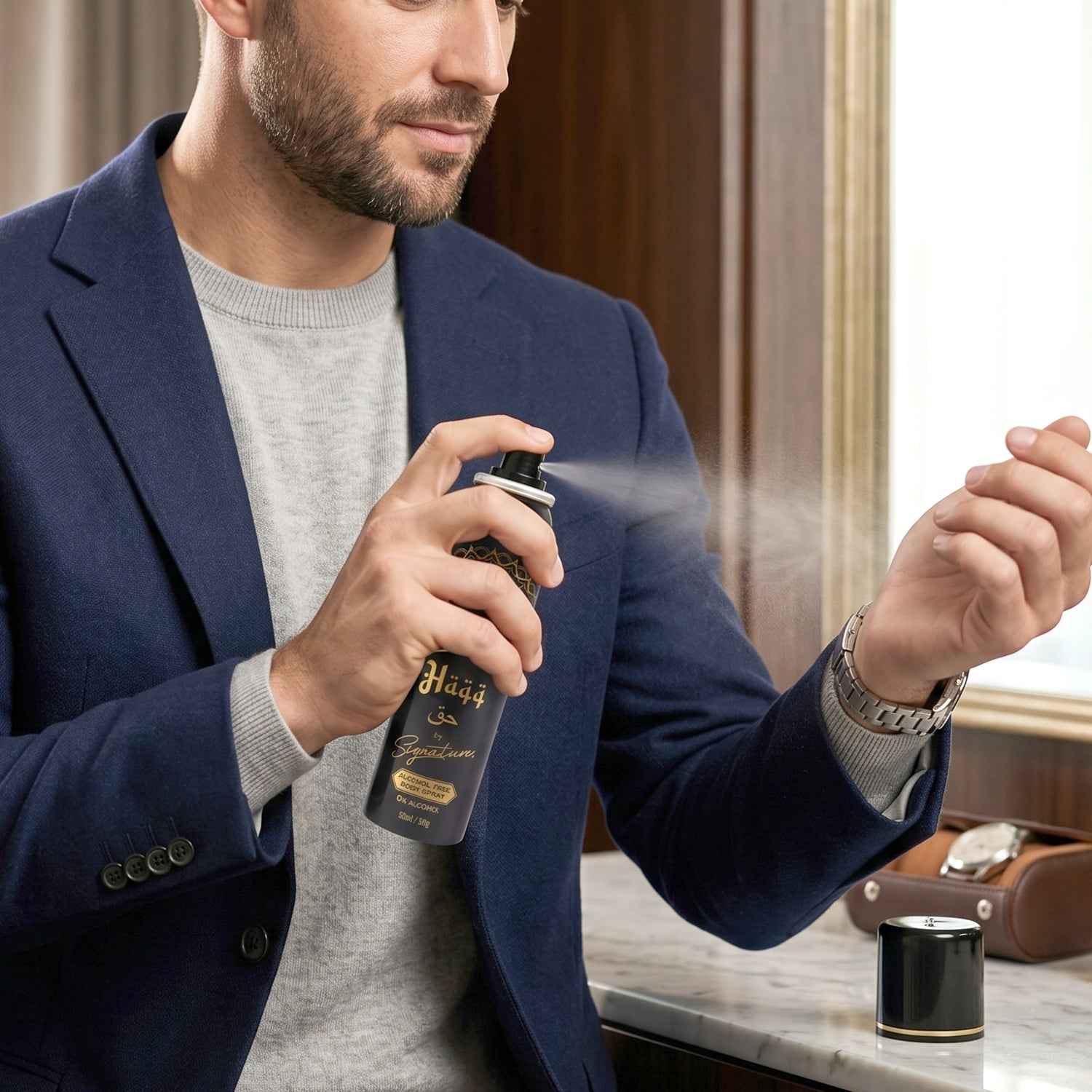Signature Haqq Body Spray Ð Long-Lasting, Alcohol-Free Fragrance