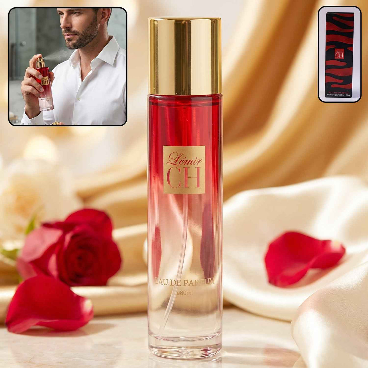 Eau De Parfum Spray Ð Long Lasting Unisex Fragrance in Elegant Bottle